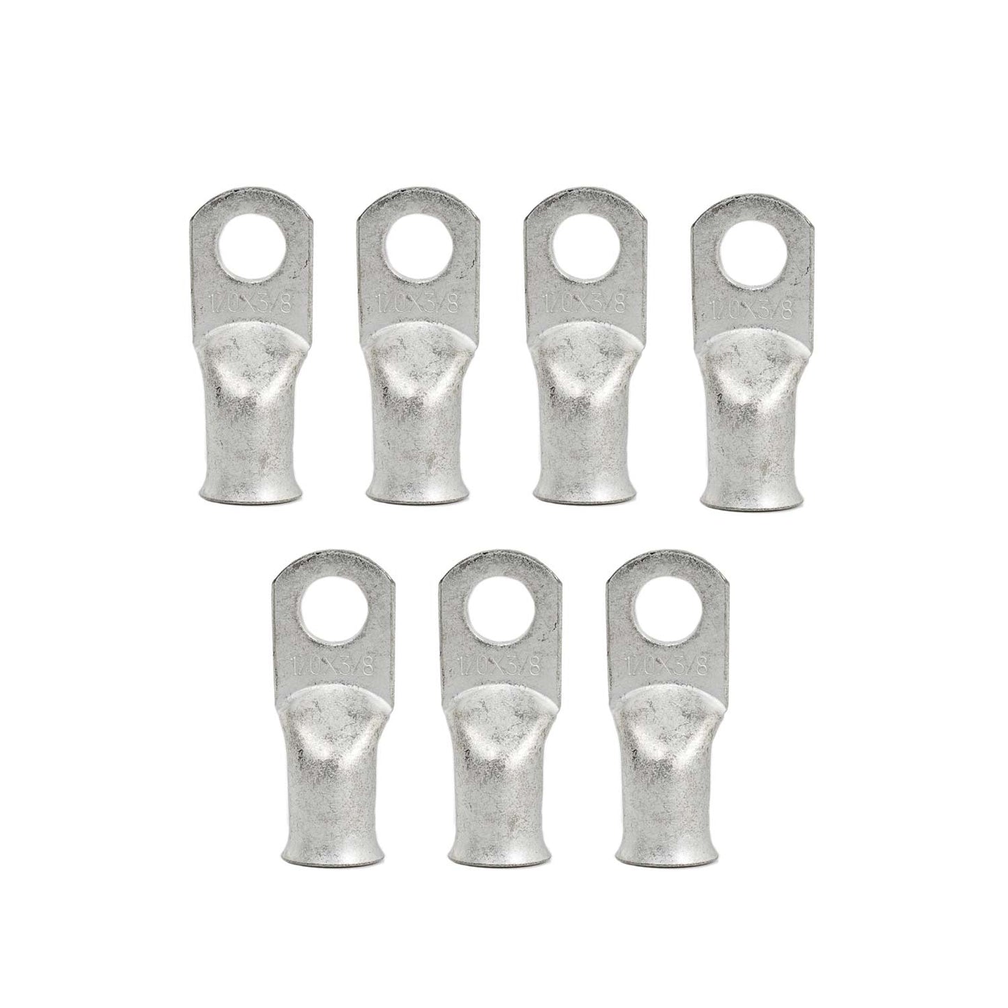 Seven 3/8" Ring Lugs