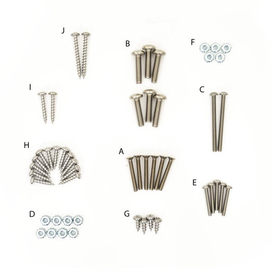 Hardware Bundle for Schima CMP2500 Battery Build Kit Screws Bolts Nuts