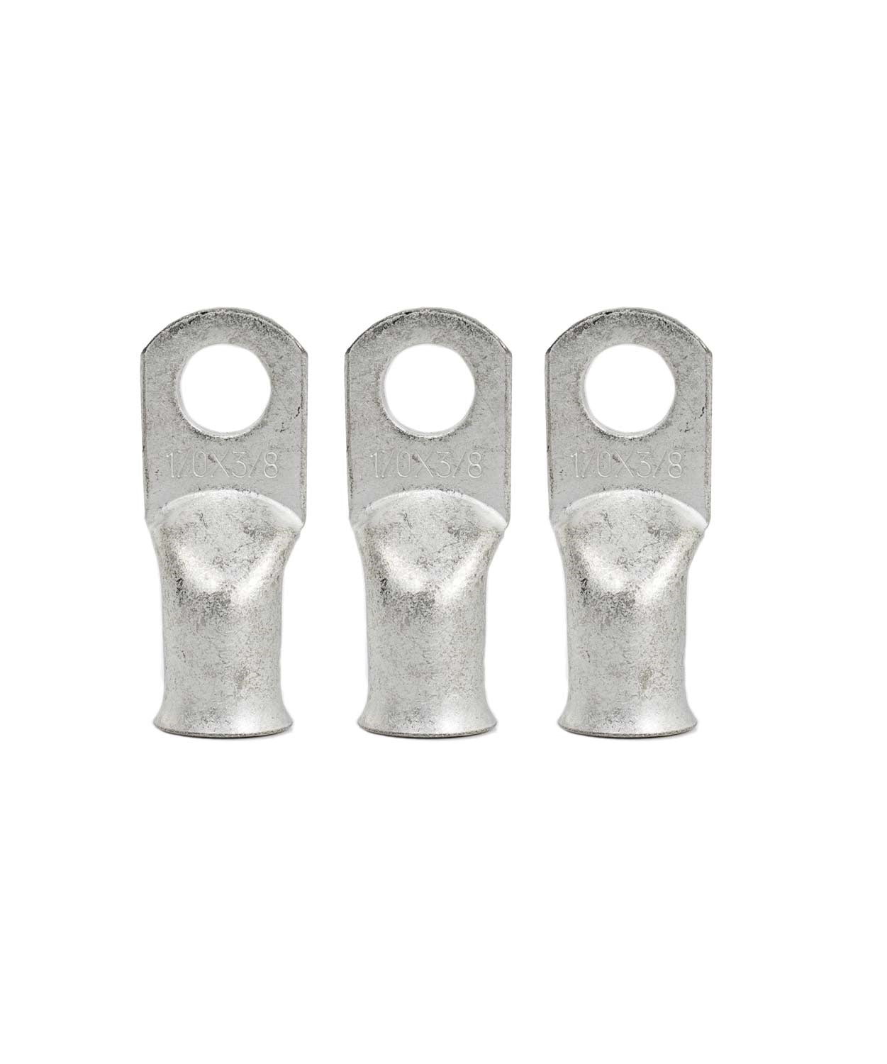 Three 3/8" Ring Lugs