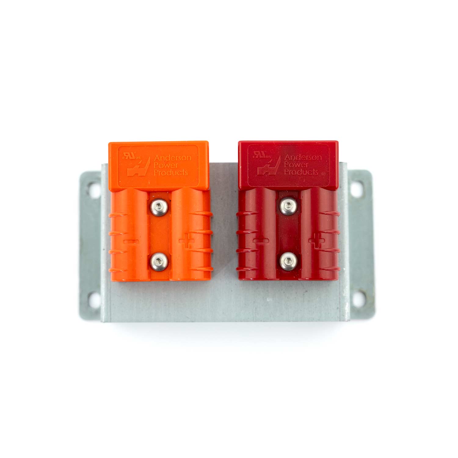 Schima Mounted SB50 Connectors on a Bracket Cable Problem Solver to Help Stay in Place