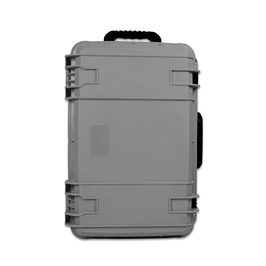 Seahorse Storage Case Gun Metal Gray Durable Container With Wheels