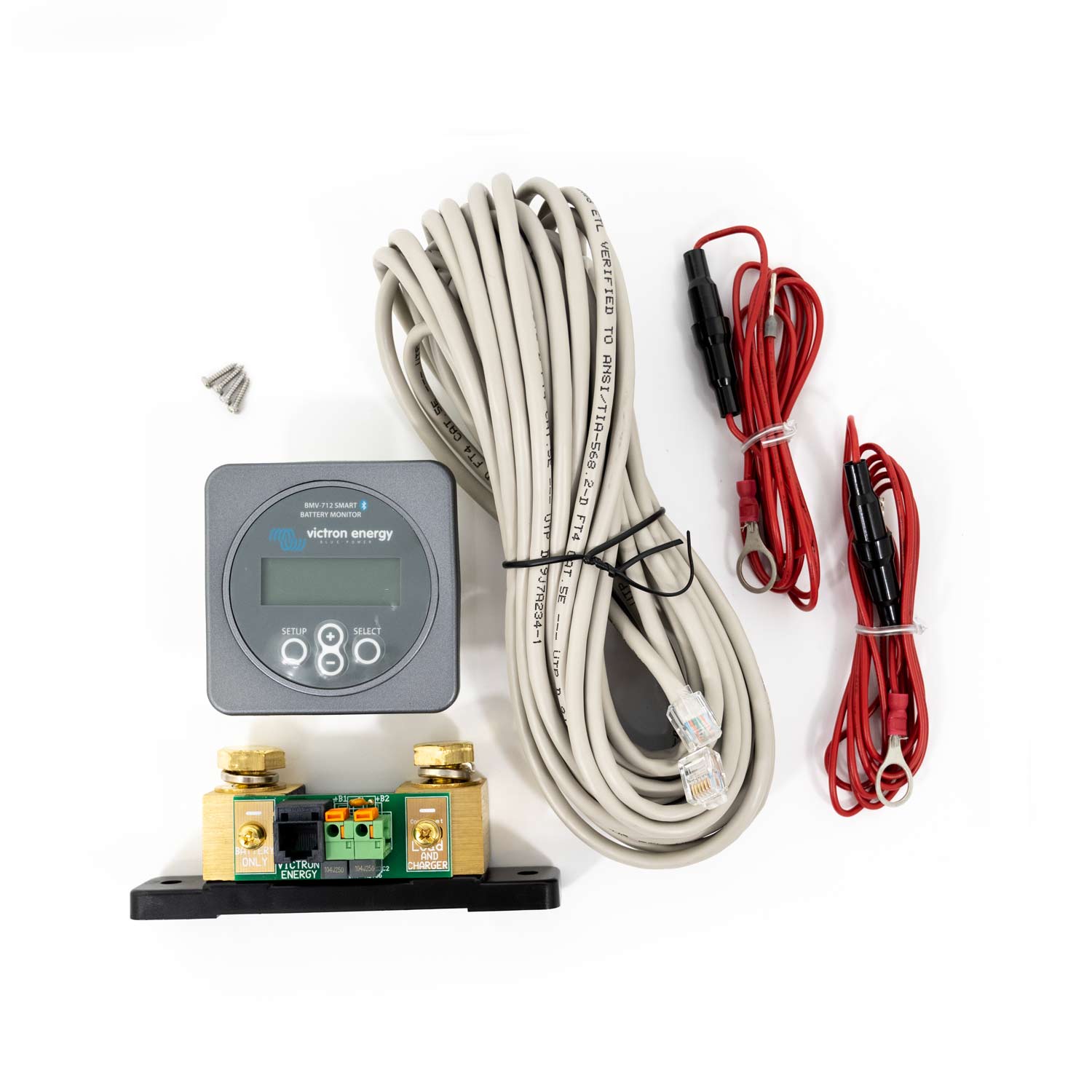 Victron Battery Management System BMV-712 Smart Data Cable Negative Positive Energy Management