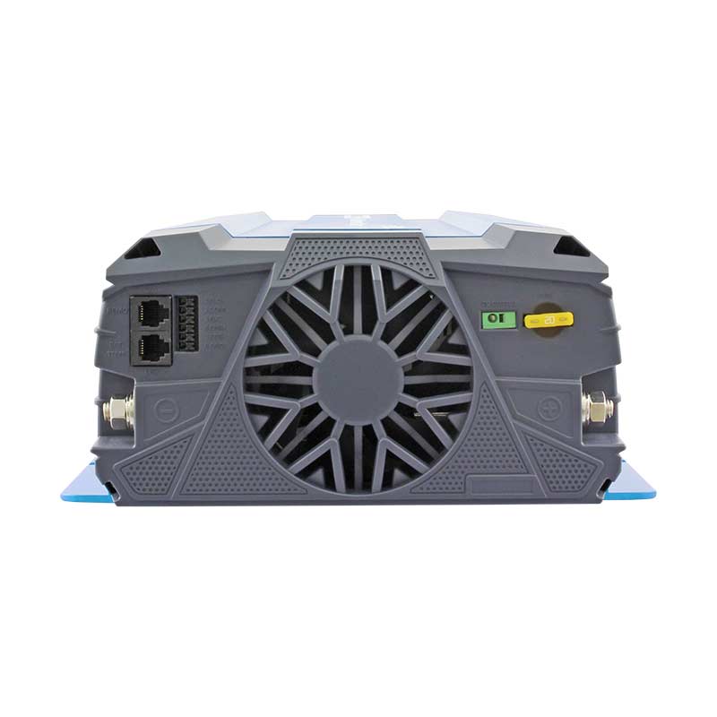 Rear View Cotek SC-2000 115V to 24V, 2000W, 50a Charger, UL Certified. Bi-Directional Inverter/Charger. Includes CR-20C Remote Control