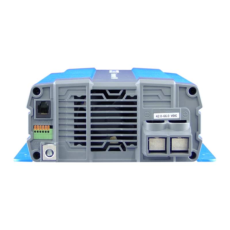 Rear View Cotek SP1000 48VDC To 115VAC, GFCI, (1000W) Pure Sine Wave Inverter