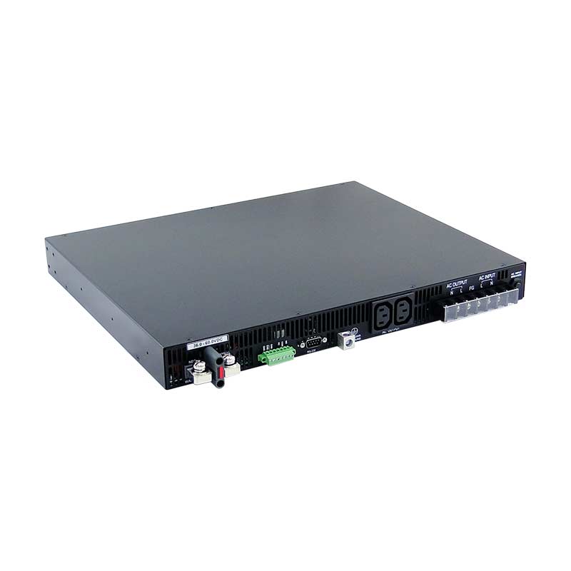 Leftward Swing Rear View Cotek SR1000T 48VDC To 115VAC, UL Certified, (1000W) Pure Sine Wave Inverter