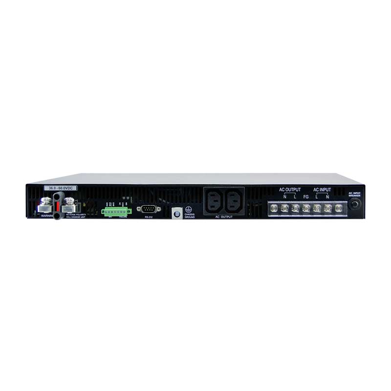 Rear View Cotek SR1000T 24VDC to 230VAC, (1000W) Pure Sine Wave Inverter