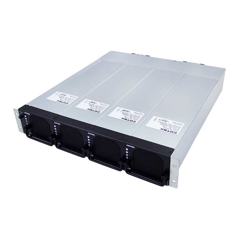 Loaded Full Rack, Cotek SR1600 48VDC To 120VAC, (1600W) Pure Sine Wave Inverter
