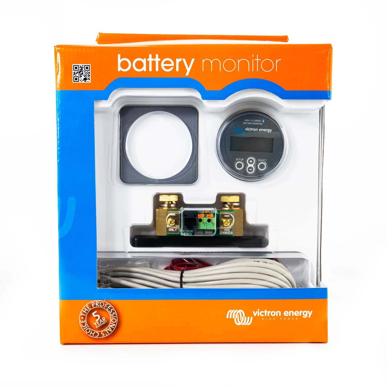 Victron Battery Management System BMV-712 Smart Volts Watts Battery Capacity Fuel Gauge