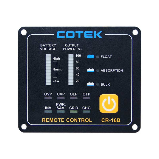 Cotek CR-16B Remote Control With 25 Foot Cable for SL and SC Series