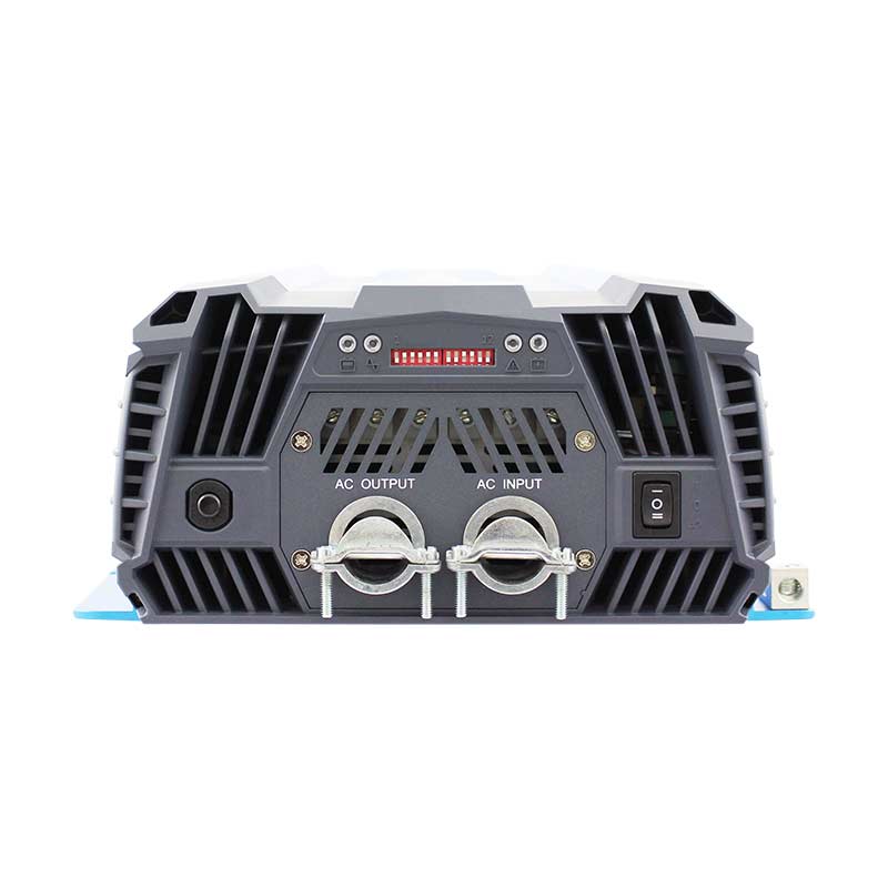 Front View Cotek SC-2000 115V to 24V, 2000W, 50a Charger, UL Certified. Bi-Directional Inverter/Charger. Includes CR-20C Remote Control
