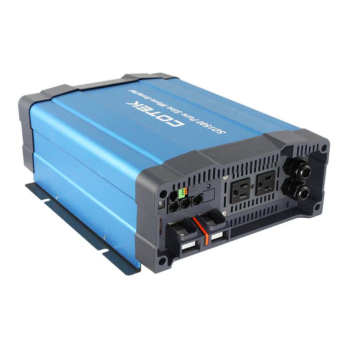 Cotek SD1500 12VDC to 115VAC, GFCI and Hardwire Output, (1500W) Pure Sine Wave Inverter