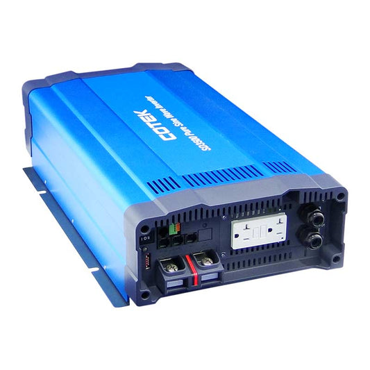 Cotek SD3500 48VDC To 15VAC, GFCI and Hardwire Output, (3500W) Pure Sine Wave Inverter