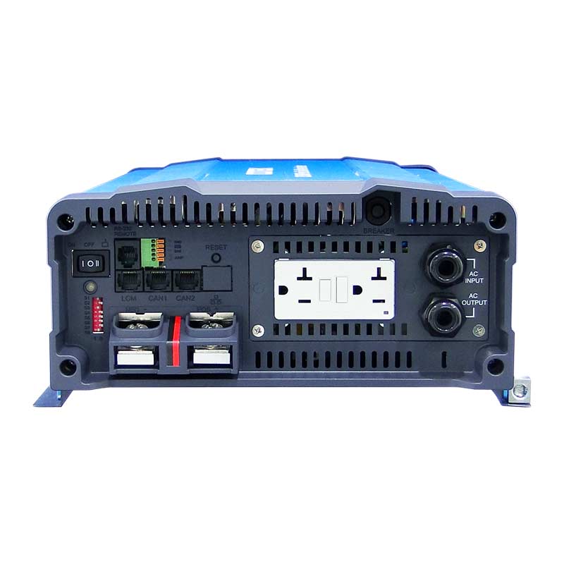 Front View Cotek SD3500 12VDC to 115VAC, GFCI and Hardwire Output, (3500W) Pure Sine Wave Inverter